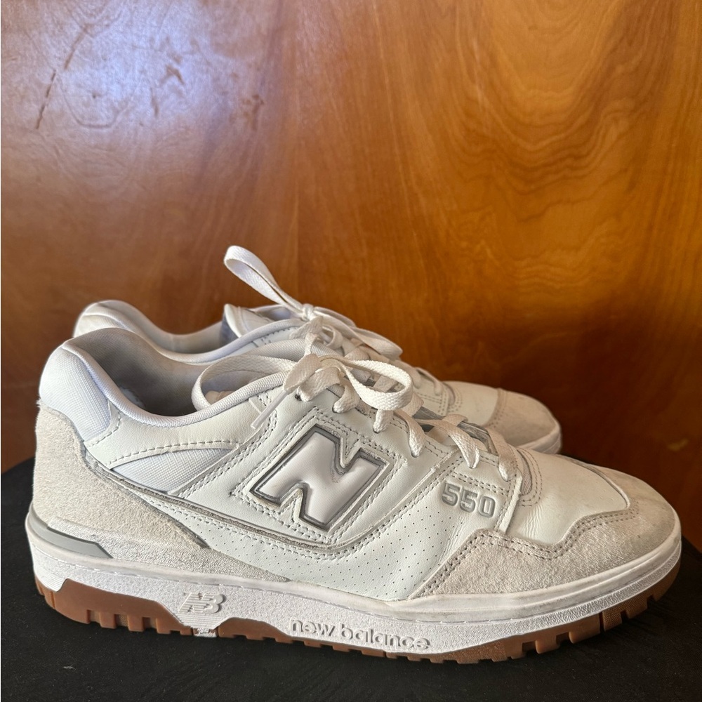 New Balance 550 White/Gum Size 10.5